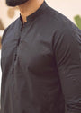 Jet black Kurta for Men