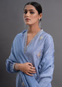 Ice blue Kurta Set for Women