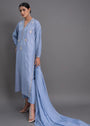 Ice blue Kurta Set for Women