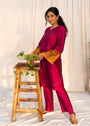 Magenta Kurta Set for Women