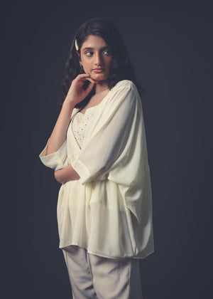 Cream Top for Women