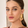Peach orange Earrings for Women