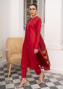Red Kurta Set for Women