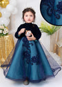 Teal Frock for Girl