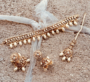 Mari gold Choker for Women