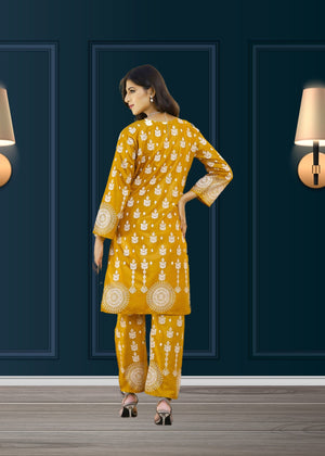Mustard Co Ord Sets for Women