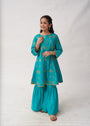 Aquamarine Gharara for Girl