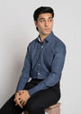 Yale blue Casual Shirt for Men