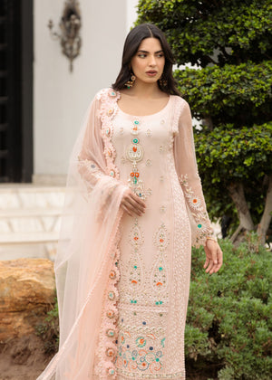 Pastel pink Kurta Set for Women