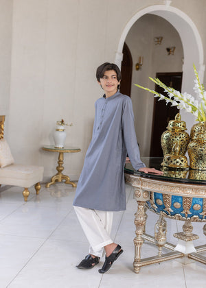 Grey Kurta Set for Boy