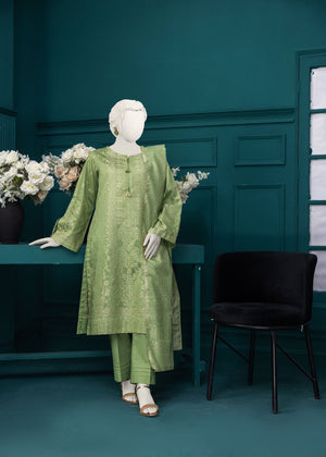 Apple green Kurta Set for Women