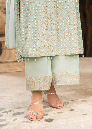 Ice blue Kurta Set for Women