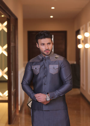 Blue Waistcoat for Men