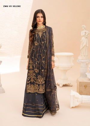 Charcoal black Unstitched for Women