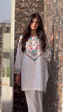 White Kurta Set for Women