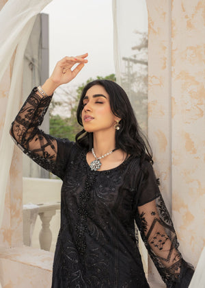 Black Kurta Set for Women