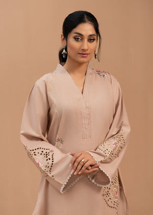 Beige Kurta Set for Women