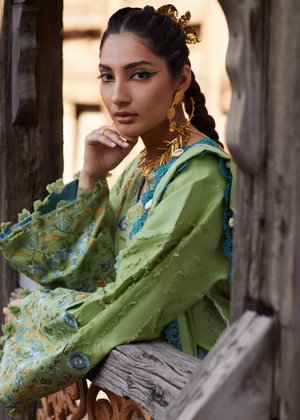 Pistachio green Unstitched for Women