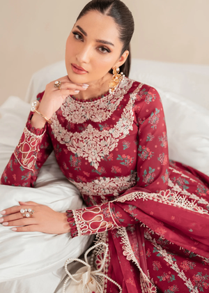 Coral red Unstitched for Women