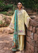 Light yellow Unstitched for Women