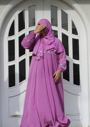 Lilac Abaya for Women