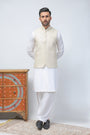 Cream Waistcoat for Men