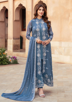Sky blue Unstitched for Women