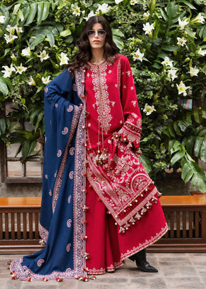 Red Kurta Set for Women