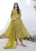 Pastel green Pishwas for Women