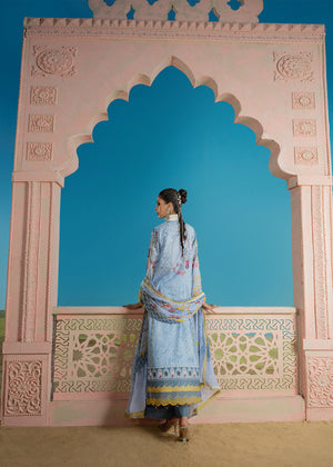 Sky blue Unstitched for Women