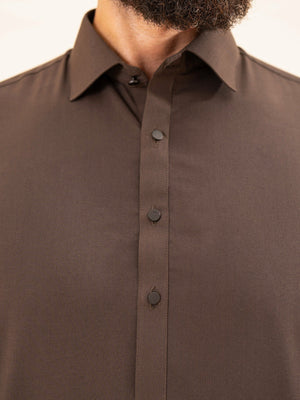 Dark brown Shalwar Kameez for Men