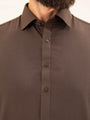 Dark brown Shalwar Kameez for Men