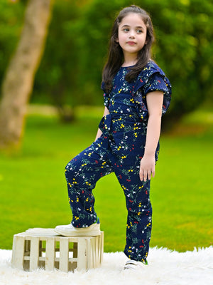 Navy blue Jumpsuit for Girl