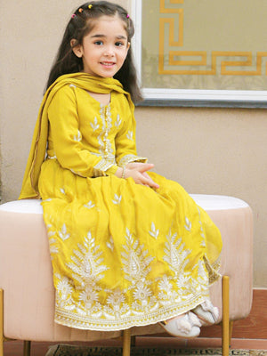 Gold Pishwas for Girl