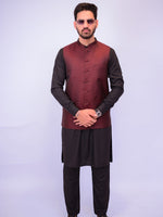 Maroon Waistcoat for Men