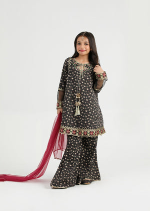 Black Sharara for Girl