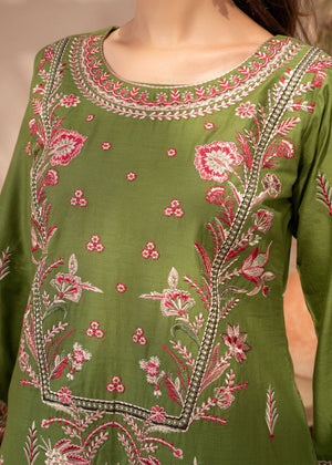 Olive Kurta Set for Women