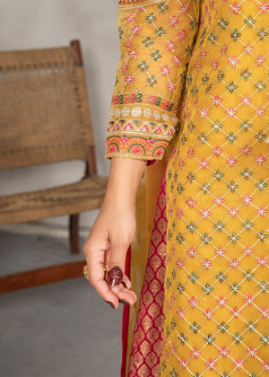 Mustard Kurta Set for Women