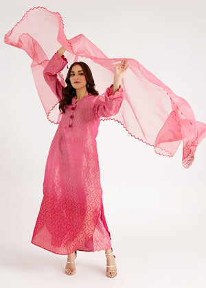Hot pink Kurta Set for Women