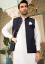 Navy blue Waistcoat for Men