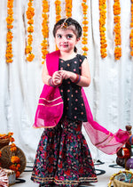 Black Gharara for Girl
