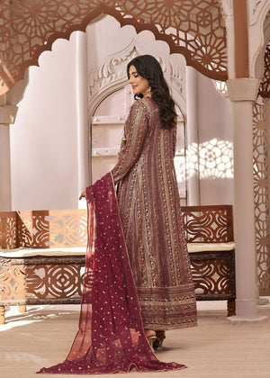Maroon Angrakha for Women