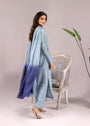 Ice blue Kurta Set for Women