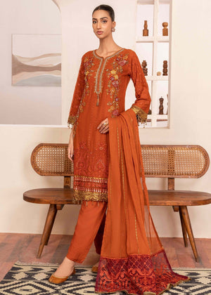 Rust orange Kurta Set for Women