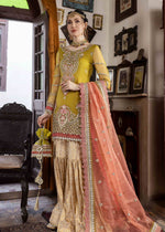 Olive green Gharara for Women