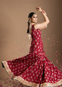 Cherry red Pishwas for Women