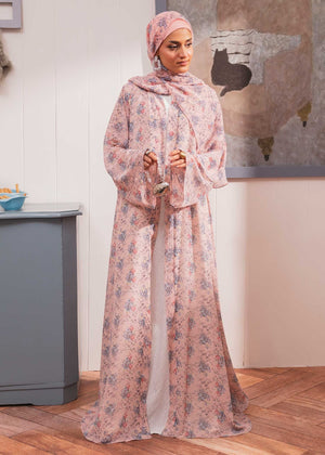 Pastel pink Abaya for Women