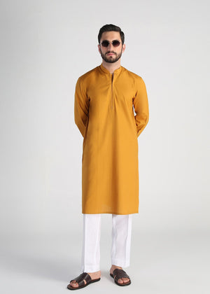 Mustard Kurta for Men
