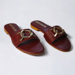 Maroon Flats for Women