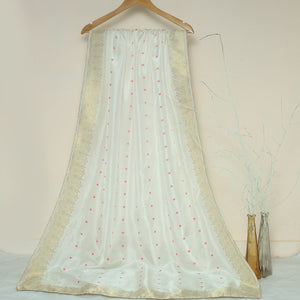 Cream Dupatta for Women